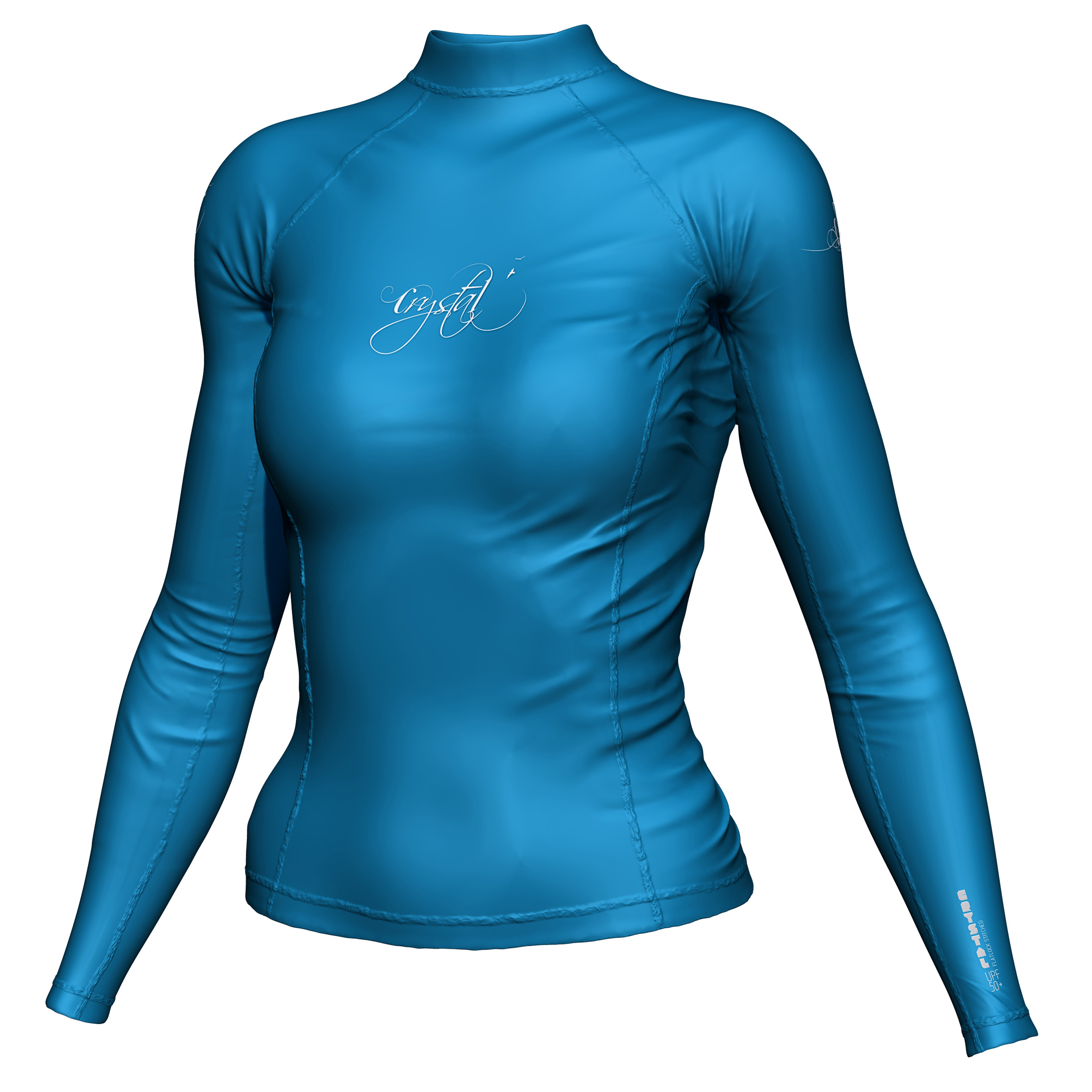 Rash Shirts Ladies Long Sleeve Crystal Blue Cape Byron Sports